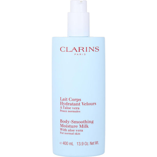Clarins body-smoothing moisture milk with aloe vera - for normal skin  --400ml/13.9oz